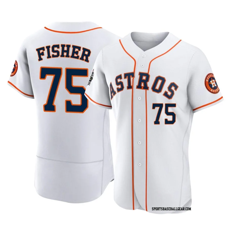 Cameron Fisher Men's Houston Astros White Authentic 2022 World Series Home Jersey