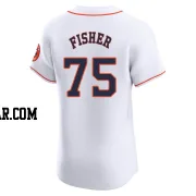 Cameron Fisher Men's Houston Astros White Elite Home Jersey