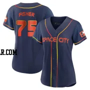 Cameron Fisher Women's Houston Astros Navy Replica 2022 City Connect Jersey