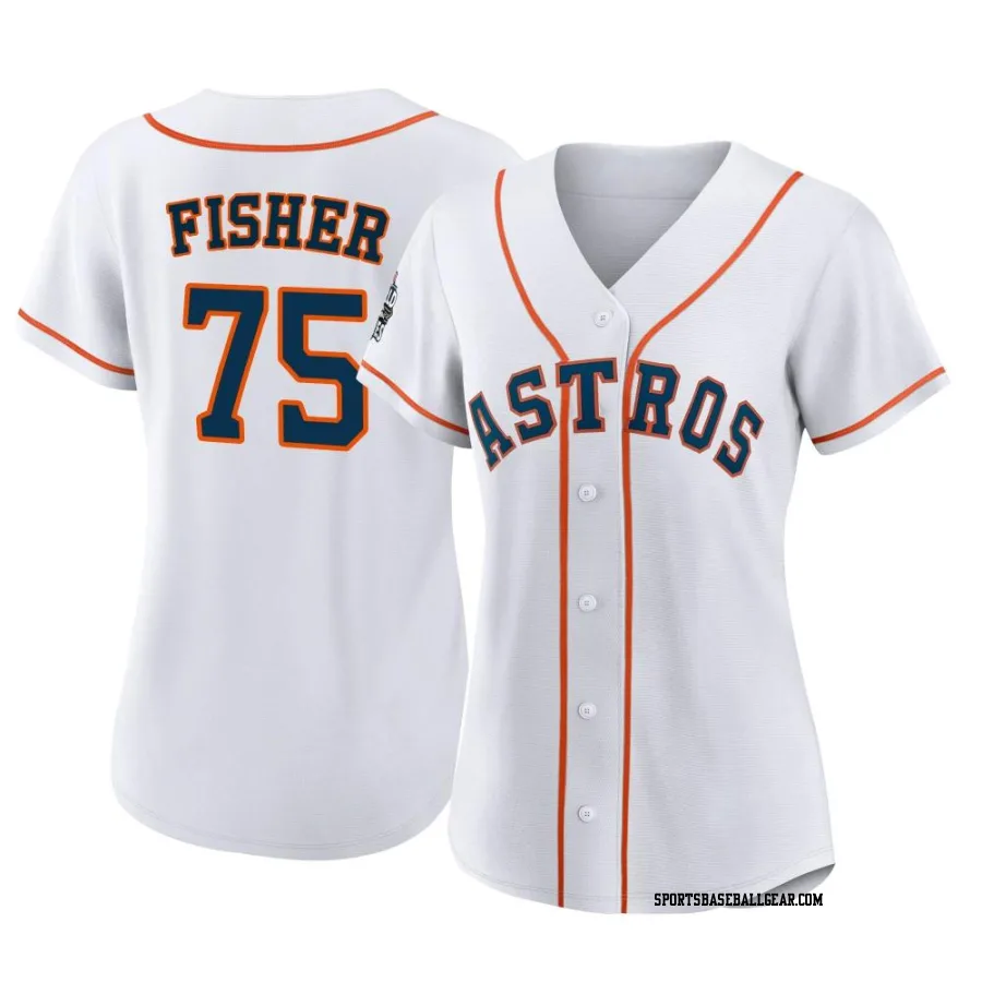 Cameron Fisher Women's Houston Astros White Replica 2022 World Series Home Jersey