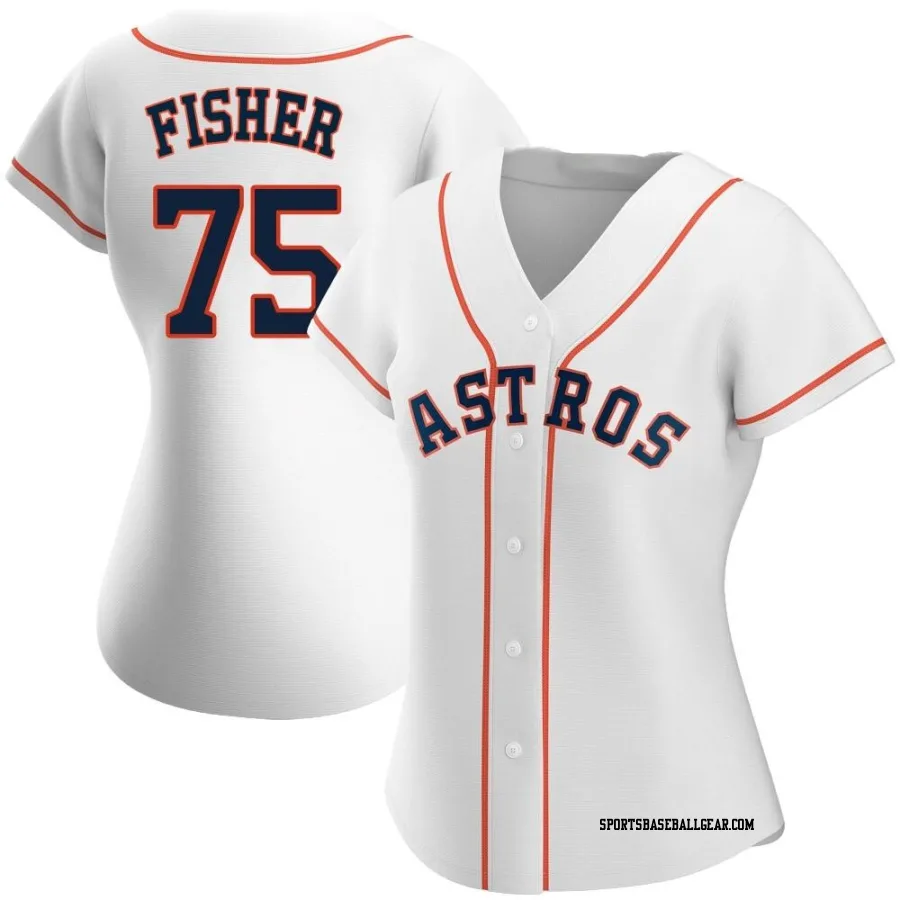 Cameron Fisher Women's Houston Astros White Replica Home Jersey