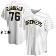 Cameron Robinson Youth Milwaukee Brewers White Replica Home Jersey