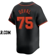 Camilo Doval Men's San Francisco Giants Black Limited Alternate Jersey