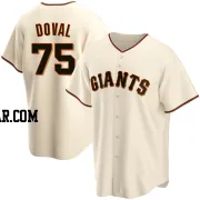 Camilo Doval Men's San Francisco Giants Cream Replica Home Jersey