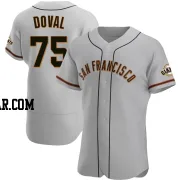 Camilo Doval Men's San Francisco Giants Gray Authentic Road Jersey