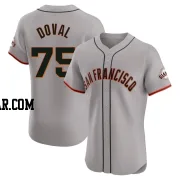 Camilo Doval Men's San Francisco Giants Gray Elite Road Jersey