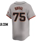 Camilo Doval Men's San Francisco Giants Gray Limited Away Jersey