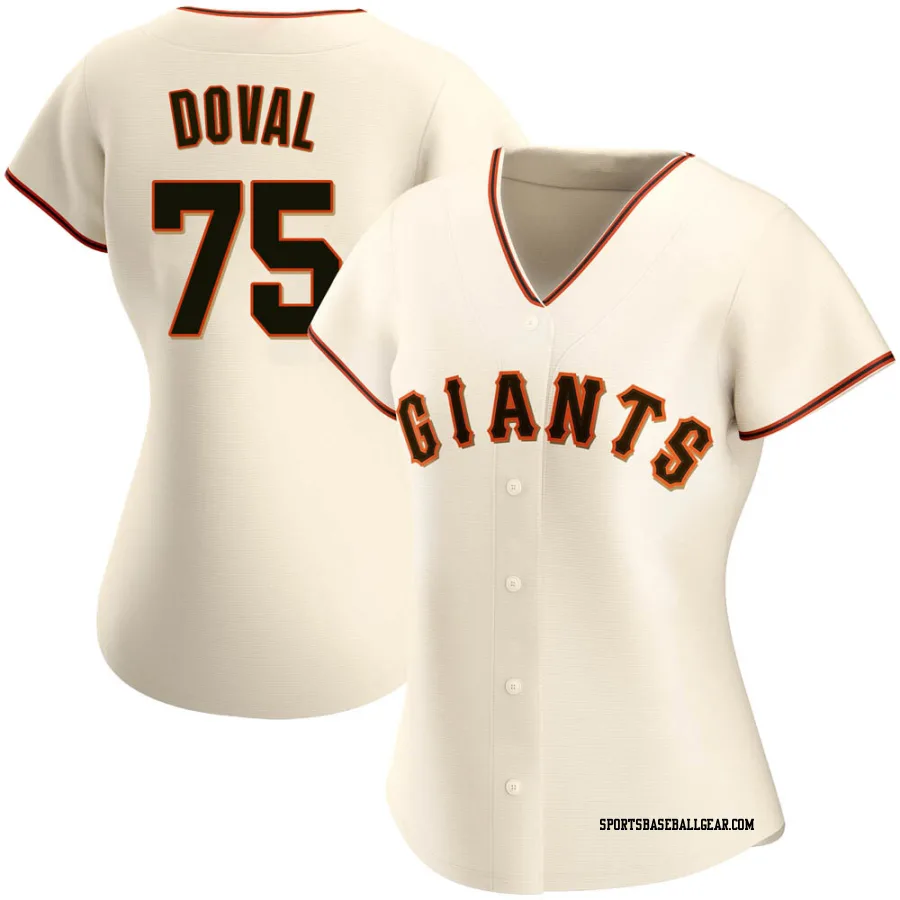 Camilo Doval Women's San Francisco Giants Cream Authentic Home Jersey