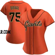 Camilo Doval Women's San Francisco Giants Orange Replica Alternate Jersey