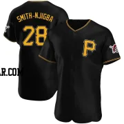 Canaan Smith-Njigba Men's Pittsburgh Pirates Black Authentic Alternate Jersey