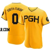 Canaan Smith-Njigba Men's Pittsburgh Pirates Gold Authentic 2023 City Connect Jersey