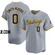 Canaan Smith-Njigba Men's Pittsburgh Pirates Gray Limited Away Jersey