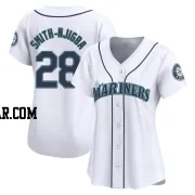 Canaan Smith-Njigba Women's Seattle Mariners White Limited Home Jersey