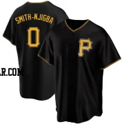 Canaan Smith-Njigba Youth Pittsburgh Pirates Black Replica Alternate Jersey