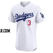 Carl Crawford Men's Los Angeles Dodgers White Elite Home Jersey