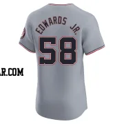 Carl Edwards Jr. Men's Washington Nationals Gray Elite Road Jersey