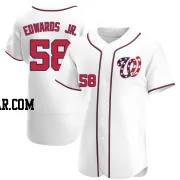 Carl Edwards Jr. Men's Washington Nationals White Authentic Alternate Jersey