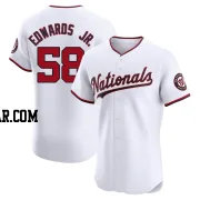 Carl Edwards Jr. Men's Washington Nationals White Elite Home Jersey