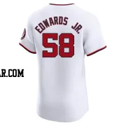 Carl Edwards Jr. Men's Washington Nationals White Elite Home Jersey