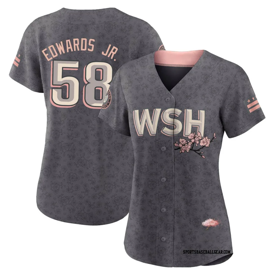 Carl Edwards Jr. Women's Washington Nationals Gray Replica 2022 City Connect Jersey