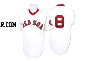 Carl Yastrzemski Men's Boston Red Sox White Authentic Throwback Jersey