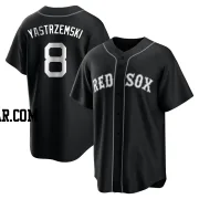 Carl Yastrzemski Youth Boston Red Sox Black/White Replica Jersey