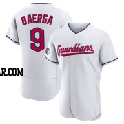 Carlos Baerga Men's Cleveland Guardians White Authentic Home Jersey