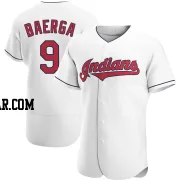 Carlos Baerga Men's Cleveland Guardians White Authentic Home Jersey