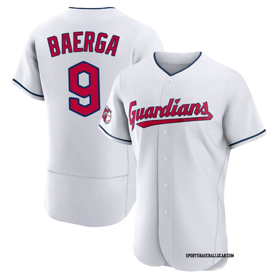 Carlos Baerga Men's Cleveland Guardians White Authentic Home Jersey