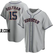 Carlos Beltran Men's Houston Astros Gray Replica Road Jersey