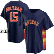 Carlos Beltran Men's Houston Astros Navy Replica Alternate Jersey