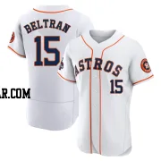 Carlos Beltran Men's Houston Astros White Authentic 2022 World Series Champions Home Jersey