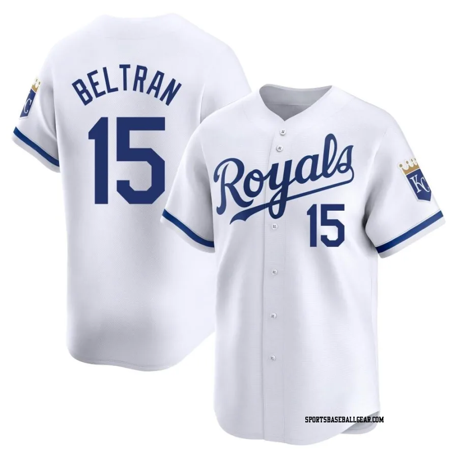 Carlos Beltran Men's Kansas City Royals White Limited Home Jersey