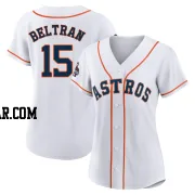 Carlos Beltran Women's Houston Astros White Authentic 2022 World Series Champions Home Jersey