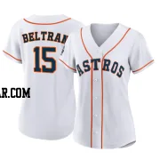 Carlos Beltran Women's Houston Astros White Authentic 2022 World Series Home Jersey