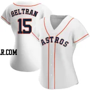 Carlos Beltran Women's Houston Astros White Authentic Home Jersey