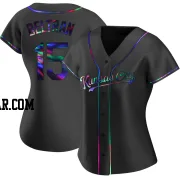 Carlos Beltran Women's Kansas City Royals Black Holographic Replica Alternate Jersey