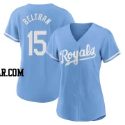 Carlos Beltran Women's Kansas City Royals Light Blue Authentic 2022 Alternate Jersey