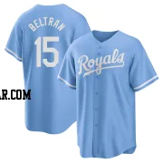 Carlos Beltran Youth Kansas City Royals Light Blue Replica 2022 Alternate Jersey