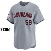 Carlos Carrasco Men's Cleveland Guardians Gray Limited Road Jersey