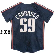 Carlos Carrasco Toddler Cleveland Guardians Navy Limited Preschool & 2024 City Connect Jersey