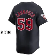 Carlos Carrasco Youth Cleveland Guardians Navy Limited Alternate Jersey