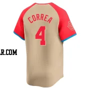 Carlos Correa Men's Minnesota Twins Cream Limited American League 2024 All-Star Game Jersey