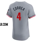 Carlos Correa Men's Minnesota Twins Gray Elite Road Jersey