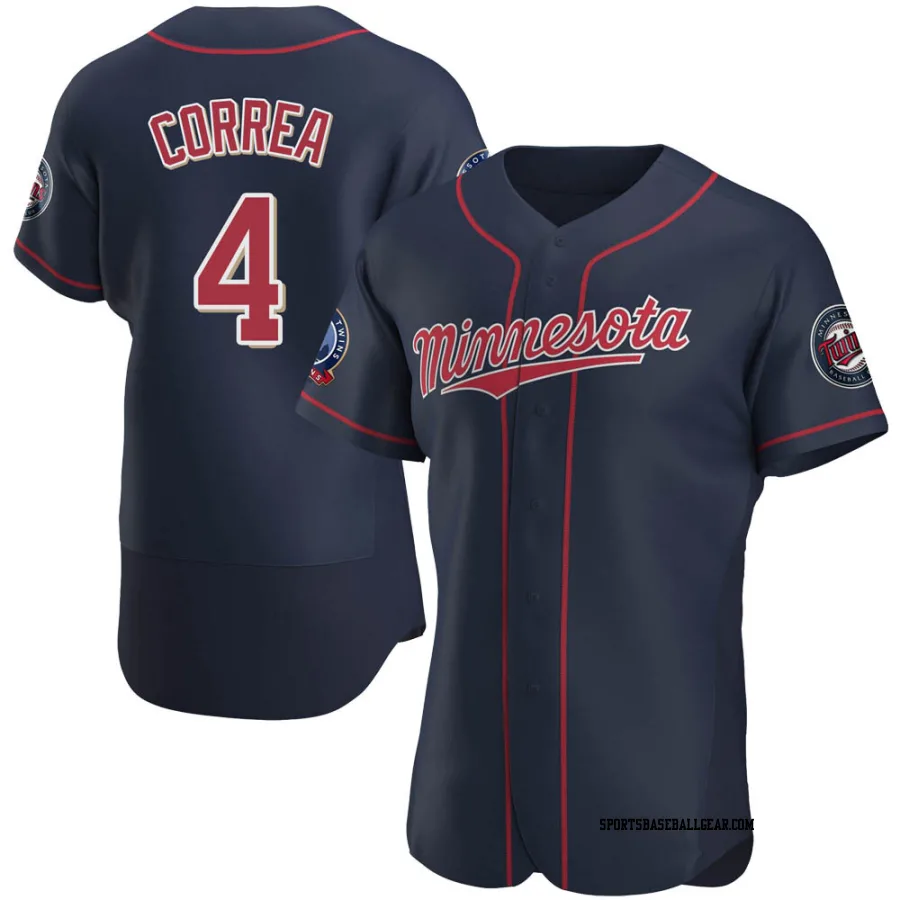 Carlos Correa Men's Minnesota Twins Navy Authentic Alternate 60th Season Jersey