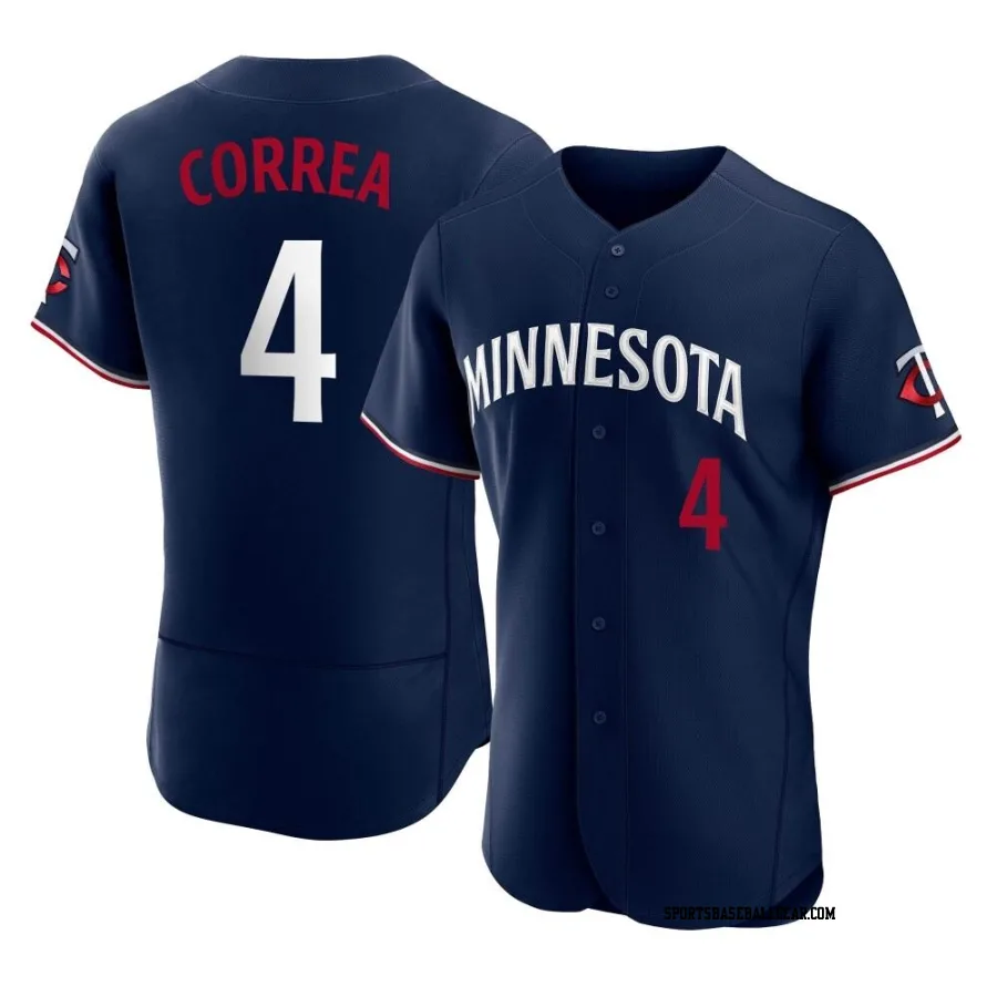 Carlos Correa Men's Minnesota Twins Navy Authentic Alternate Jersey