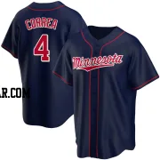 Carlos Correa Men's Minnesota Twins Navy Replica Alternate Team Jersey