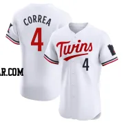 Carlos Correa Men's Minnesota Twins White Elite Home Jersey