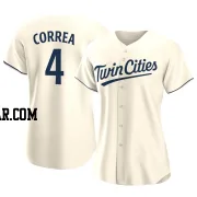 Carlos Correa Women's Minnesota Twins Cream Authentic Alternate Jersey