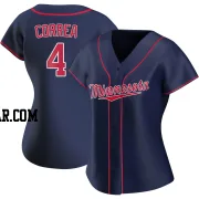 Carlos Correa Women's Minnesota Twins Navy Authentic Alternate Team Jersey